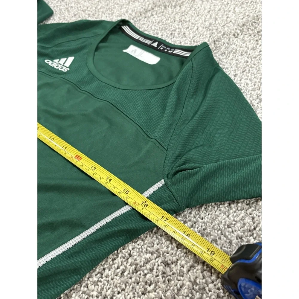 Adidas Green Women's Performance Shirt Size Small Long‎ Sleeve Lightweight NWT